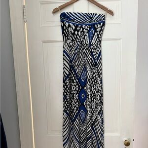Tribal print maxi dress